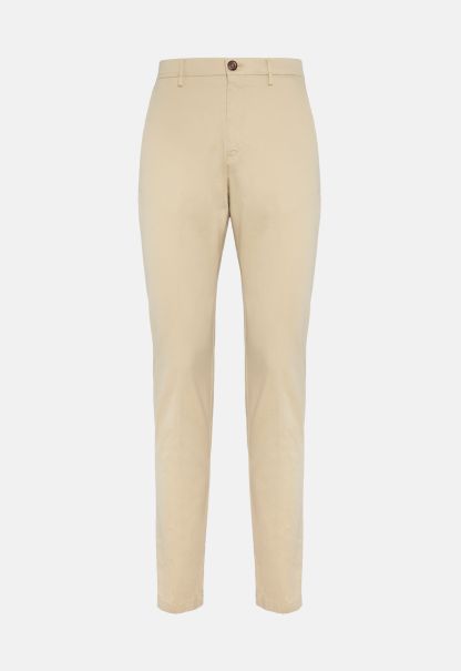 Men Exclusive Stretch Cotton/Tencel Trousers Pants
