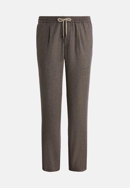 City Trousers In Flannel Men Pants Pure