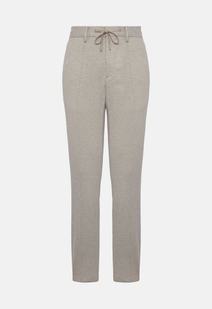 Pants Men Time-Limited Discount Trousers In A Stretch Viscose And Nylon Blend