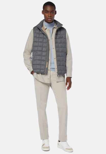 Outerwear Revolutionize Goose Down Flannel Waistcoat Men