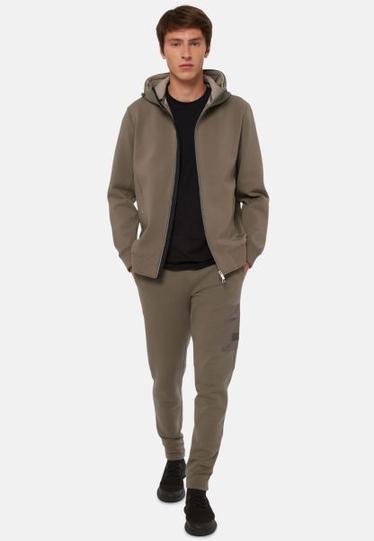 Full Zip Double Hoodie In Recycled Scuba Sweatshirts And Joggers Purchase Men