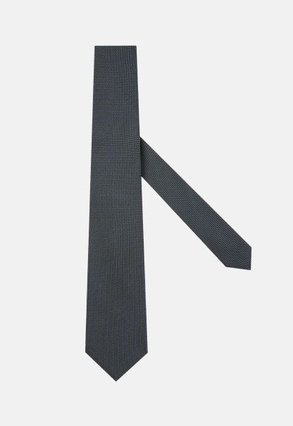 Hot Ties Men Micro Design Silk Blend Tie