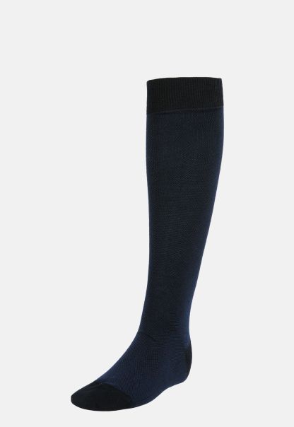 Men Organic Cotton Oxford Socks Modern Socks