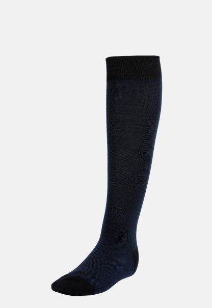 Socks Dependable Pinpoint Socks In Organic Cotton Men
