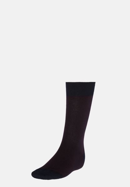 Men Refashion Macro Herringbone Pattern Socks In Organic Cotton Socks