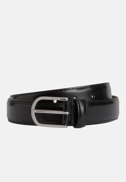 Price Drop Men Belts Saddle-Stitched Leather Belt