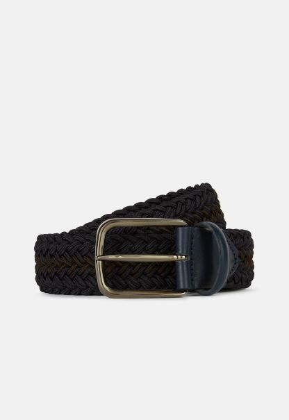 Unique Woven Elasticated Belt In Viscose Men Belts