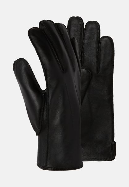 Men Compact Leather Gloves Gloves