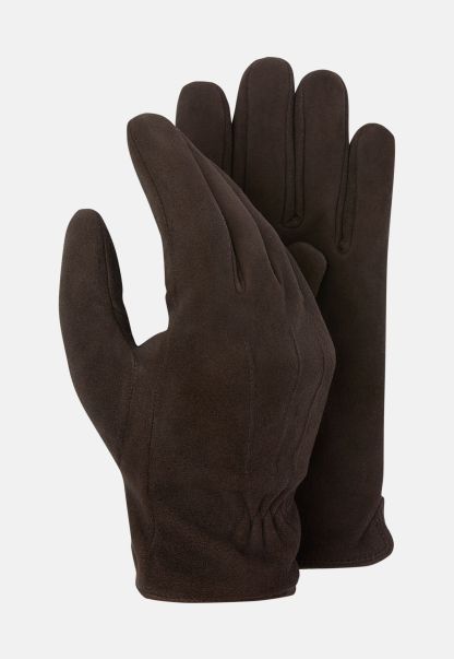 Suede Leather Gloves Men Practical Gloves